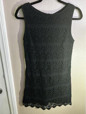 Tart Elegant Black Lace Sleeveless Dress Size Small